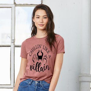Chillin' Like A Villain Shirt, Maleficent Shirt